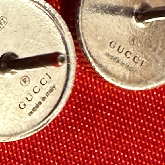 WOW POSHMARK - Authentic GUCCI Sterling Silver Earrings and Earring Backs - Picture 9 of 15